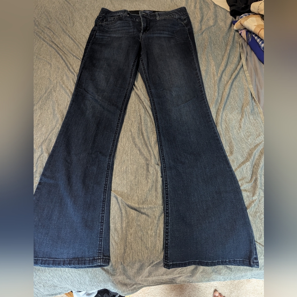 Democracy Dark Indigo Flare Jeans